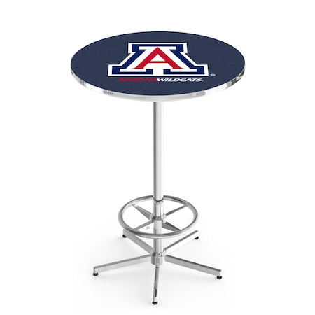 Holland Bar Stool Co 42" Chrome Arizona Pub Table L216C4228ArizUn